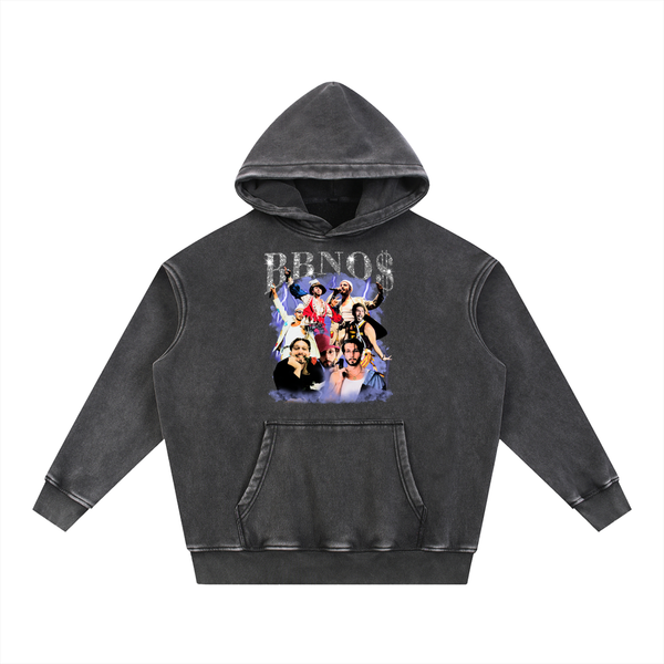 bbno$ Snow Wash Fleece Oversize Hoodie