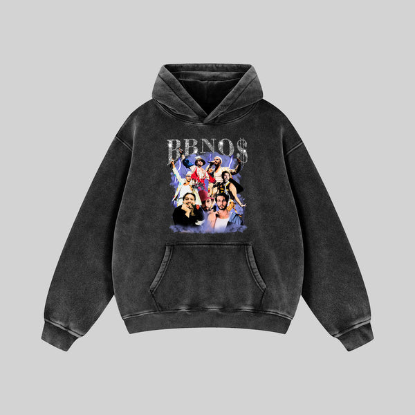 bbno$ Snow Wash Fleece Oversize Hoodie